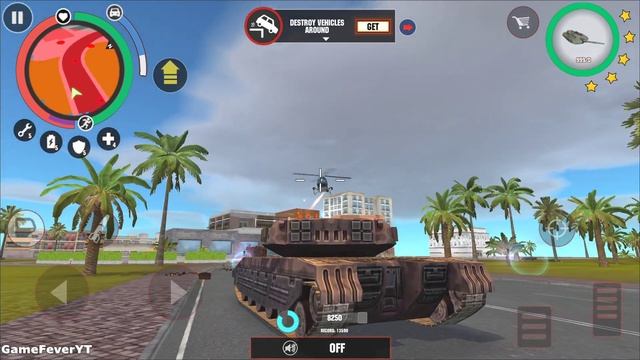 Stone Giant (Curious Police Man) - Police Car Climbed up on Tanks - Android Gameplay HD смотреть онлайн