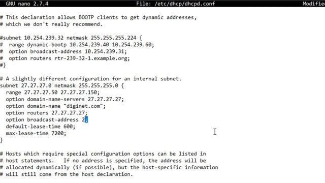 KONFIGURASI DHCP SERVER VIA DEBIAN - LAB ASJ 04 смотреть онлайн