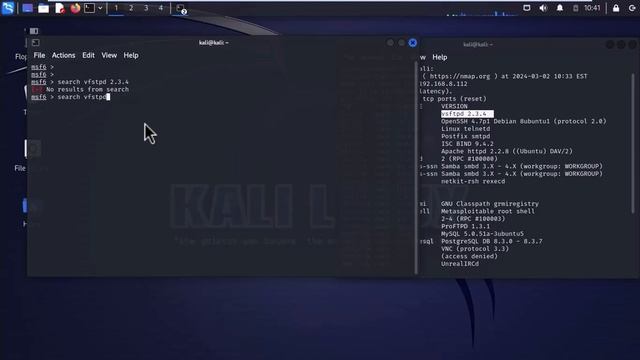 How to exploit vsftpd service in KALI LINUX | VSFTPD Exploitation | Ethical Hacking смотреть онлайн
