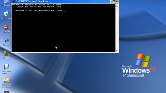 How to change your password using command prompt смотреть онлайн