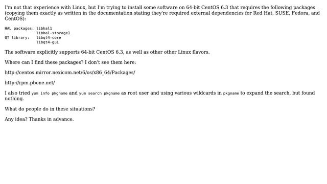 DevOps & SysAdmins: CentOS 6.x -- how to find required package to install? (2 Solutions!!) смотреть онлайн