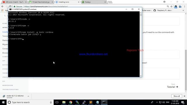 how to install ionic 2/3 ionic 3/2 | software jobs alert | ionic mobile app development | tamil смотреть онлайн