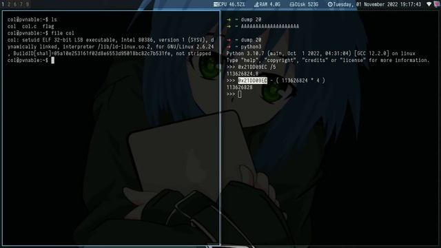 COL - Pwnable.kr challenges { Binary Exploitation } смотреть онлайн