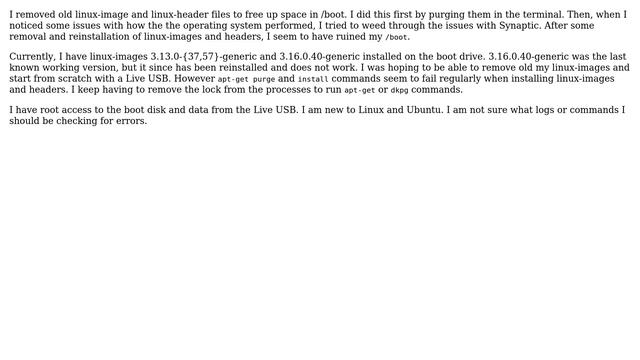 Unix & Linux: Unable to boot After removing old kernels смотреть онлайн
