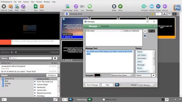 ProPresenter 6 - How to use messages, part 1 смотреть онлайн