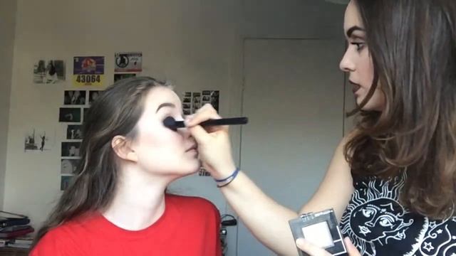1950s inspired makeup tutorial - First video смотреть онлайн