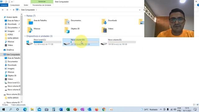 COMO EXCLUIR UMA PARTICÃO DO HD DIVIDIDO ? RESTAURANDO ESPAÇO DO HD. ( FÁCIL 2021 ) смотреть онлайн