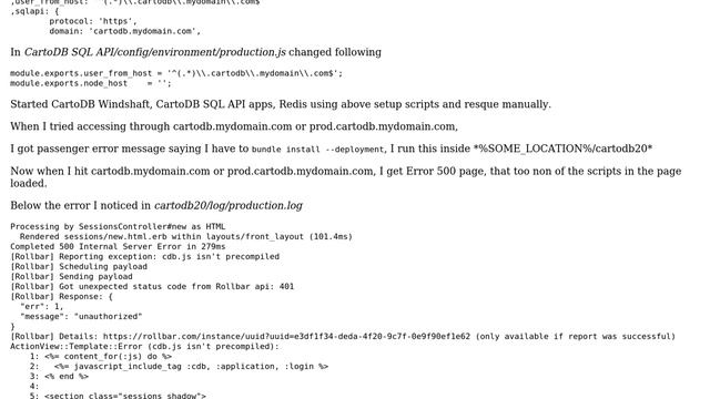 GIS: Installing CartoDB production environment in CentOS смотреть онлайн