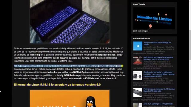 Un driver para las gráficas de Intel en Linux puede averiar tu monitor смотреть онлайн