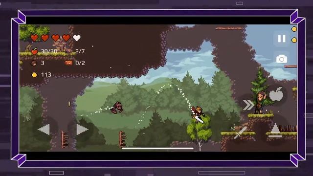 Apple Knight World 1 Play Through смотреть онлайн