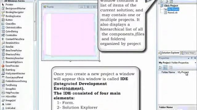 How to design Windows Application programs using Visual Studio.NET смотреть онлайн