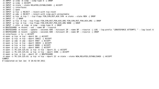 IP Tables won't save the rule смотреть онлайн