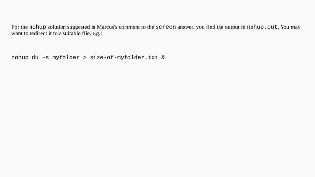 Unix: How to get the size of a large directory? смотреть онлайн