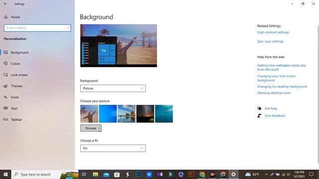 How To Change Desktop Wallpaper Windows 10 смотреть онлайн