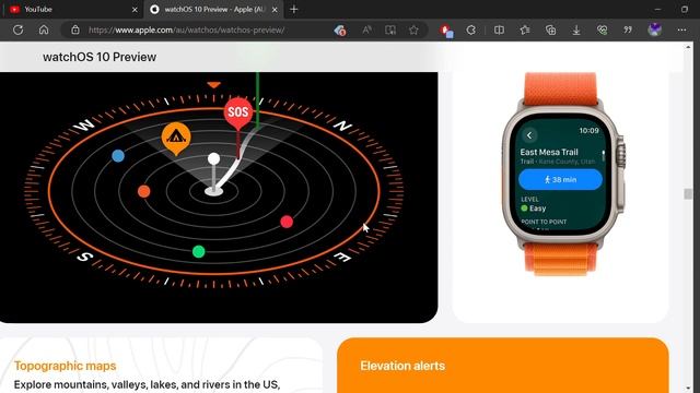 watchOS 10 preview - Apple website смотреть онлайн