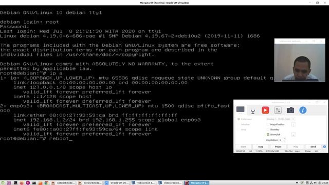 Serial VirtualBox & Debian 10 Server: 04 Mengatur IPv4 смотреть онлайн