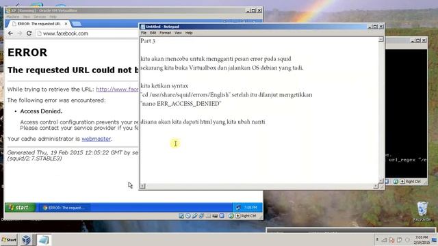 Konfigurasi Debian Server Part 3 mengganti pesan error squid смотреть онлайн