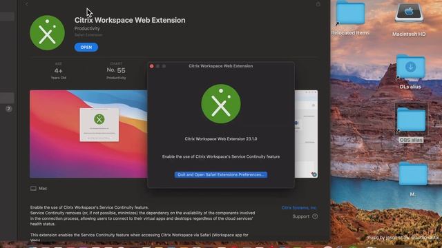Citrix Workspace Web Extension - Mac App Store - Basic Overview смотреть онлайн