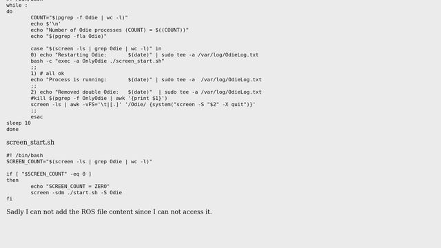 Linux how to stop ROS script that starts after reboot смотреть онлайн
