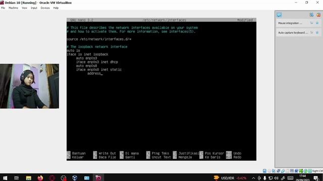 Tutorial cara mengkonfigurasi IP di Debian Linux dan meng-install SSH server ( remote server) смотреть онлайн