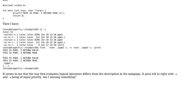 Unix & Linux: Question about behaviour of find (3 Solutions!!) смотреть онлайн
