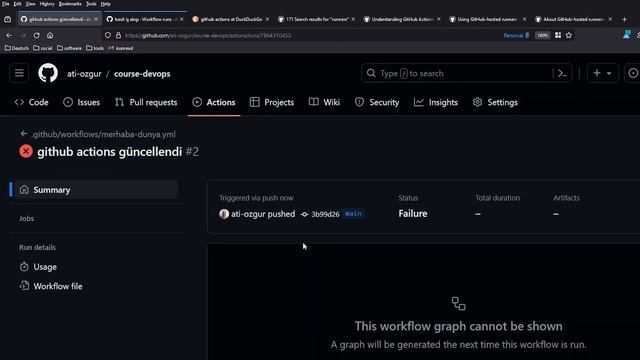 Github Actions: Runners linux ve windows смотреть онлайн