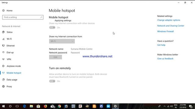 windows 10 internet sharing смотреть онлайн