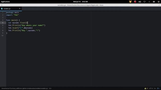 Go Tutorial series - Variables 04 смотреть онлайн