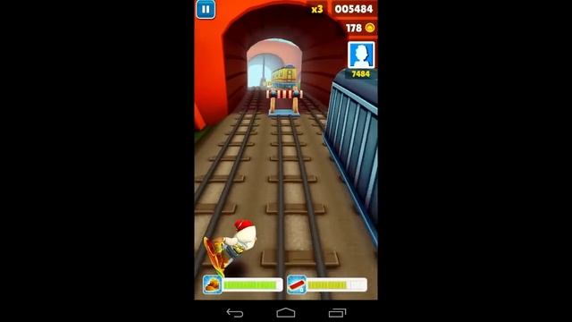 Subway Surfers on Android Gameplay смотреть онлайн