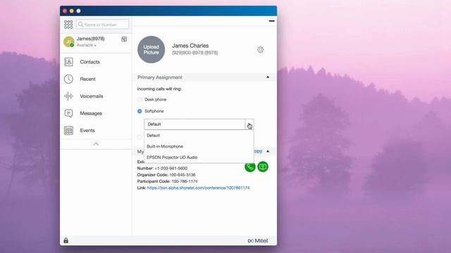 Mitel MiCloud Connect Client Accessing Personal Information смотреть онлайн