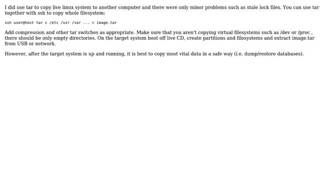 DevOps & SysAdmins: create an image of currently linux installed with ssh? (6 Solutions!!) смотреть онлайн