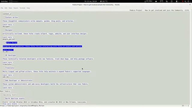Elinks in Fedora 20 смотреть онлайн