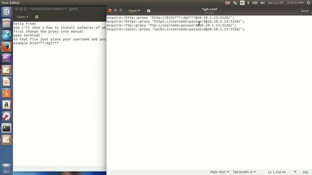 installing sofwares of ubuntu 17 04 over a proxy server смотреть онлайн