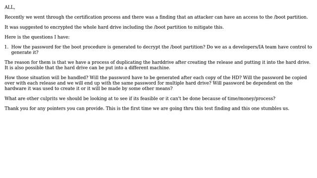 Encrypting boot partition in Linux (RHEL) смотреть онлайн