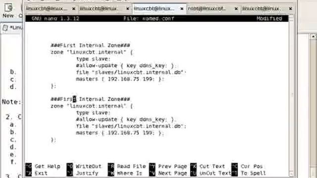 Redhat Enterprise linux 5 DNS BIND Master Part3 YouTube смотреть онлайн