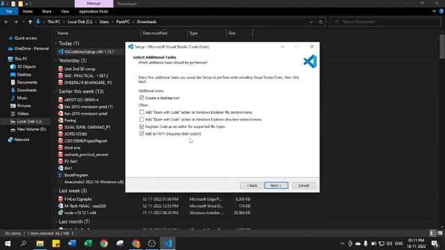 How to install Visual Studio(VS Code) Code on Windows 10/11 [ 2022 Update ] Complete Guide in Hindi смотреть онлайн