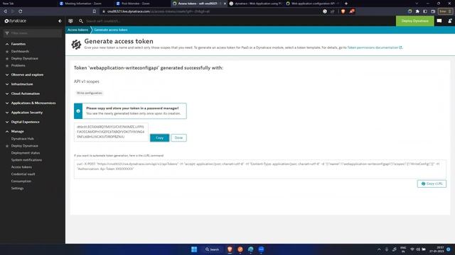 How to create a Dynatrace WebApp using - POST API смотреть онлайн