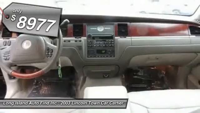 2003 Lincoln Town Car Cartier Copiague NY 11726