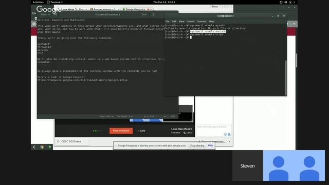 Linux Class Week 5 смотреть онлайн