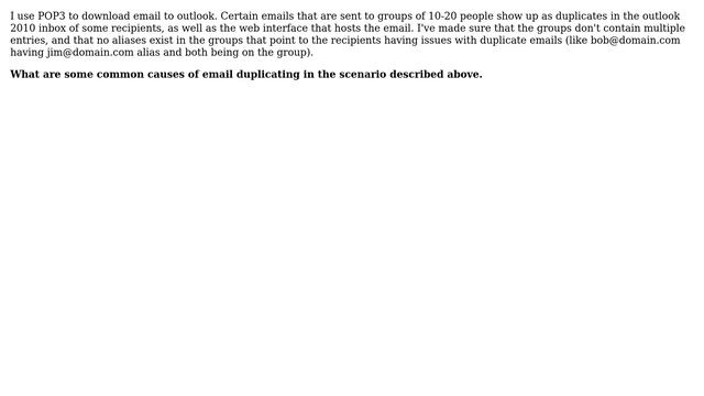 Unix & Linux: Duplicate emails from groups смотреть онлайн
