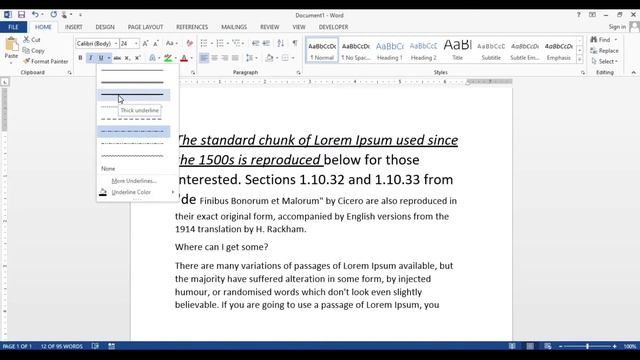 (20.) How to Use Bold, Itallic & Underline Commands in Ms Office Word смотреть онлайн
