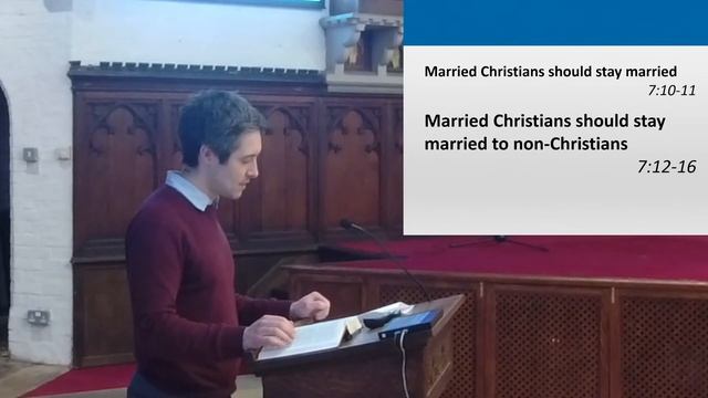 Marriage matters (1 Corinthians 7: 10 - 24) смотреть онлайн