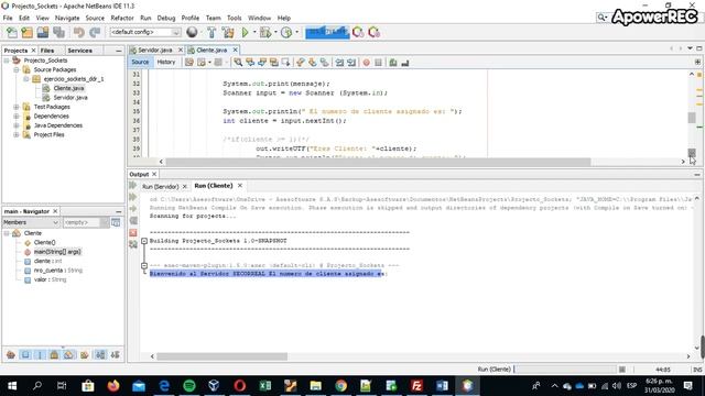 Socket Servidor - Cliente Linux смотреть онлайн