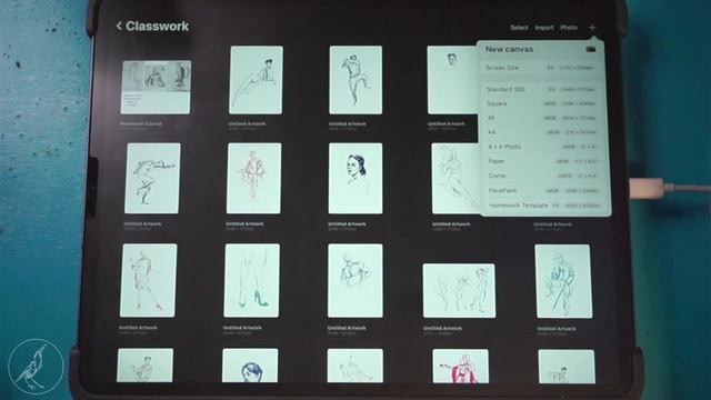 How to Compile your Homework in Procreate for Review | FigureDrawingSchool.com смотреть онлайн