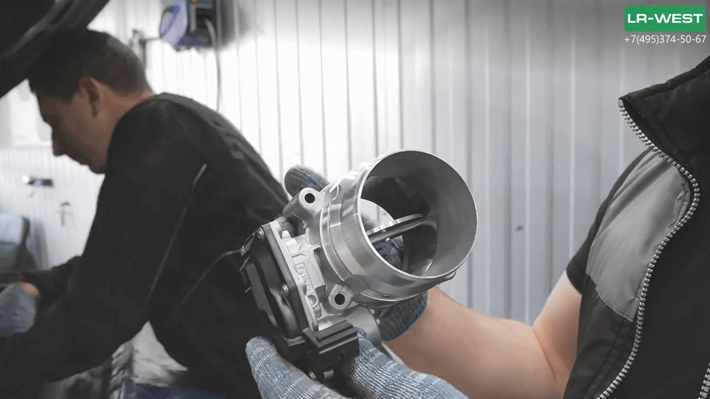 Загорелся "ЧЕК" на Рендж Ровер. Замена дроссельной заслонки 4.4 TDV8. смотреть онлайн