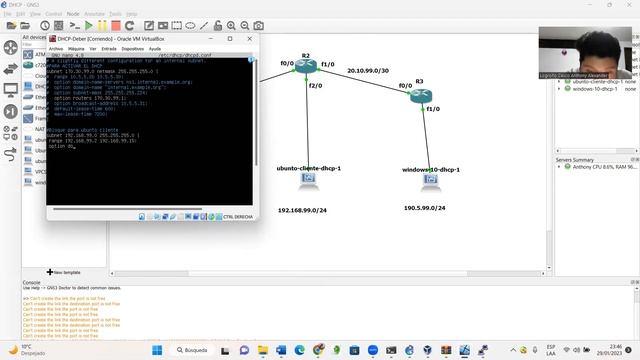 Instalación de DHCP en Ubuntu Server смотреть онлайн