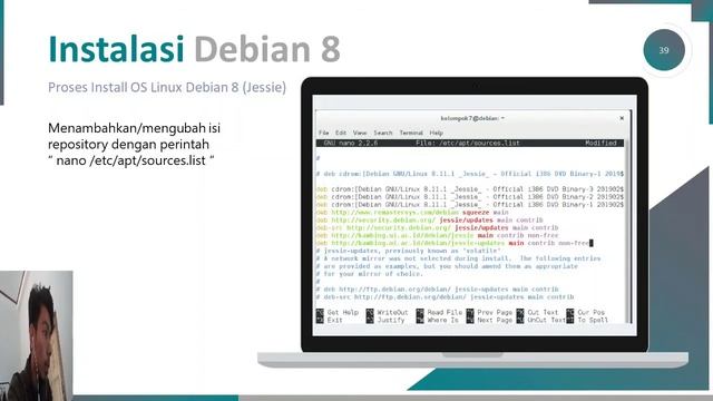 Instalasi dan Modifikasi Linux Debian 8 | Kelompok 7 - UBSI Tasikmalaya смотреть онлайн