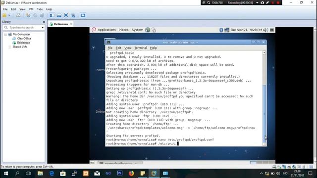 Cara/Tutorial Setting FTP SERVER pada debian 6 dengan Mudah смотреть онлайн
