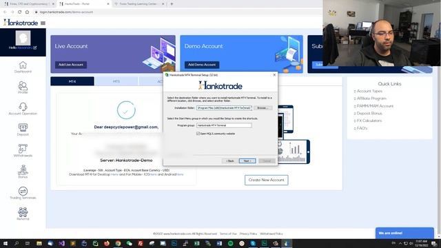 Getting started with Hanko Trade - Metatrader 4 install and account setup смотреть онлайн