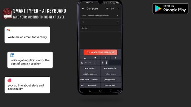 Smart Typer - Unlock the power of AI in your mobile keyboard смотреть онлайн